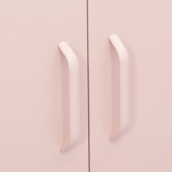 Pinkfarbener Lagerschrank Buzura 80x35x101,5cm (Stahl)