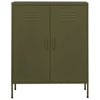 Olivgrüner Lagerschrank Firinel 80x35x101,5cm (Stahl)