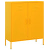 Senfgelber Lagerschrank Firinel 80x35x101,5cm (Stahl)