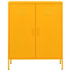 Senfgelber Lagerschrank Firinel 80x35x101,5cm (Stahl)