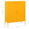 Senfgelber Lagerschrank Firinel 80x35x101,5cm (Stahl)