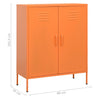 Orangefarbener Lagerschrank Firinel 80x35x101,5cm (Stahl)