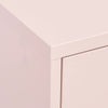 Rosa Vorratsschrank Firinel 80x35x101,5cm (Stahl)