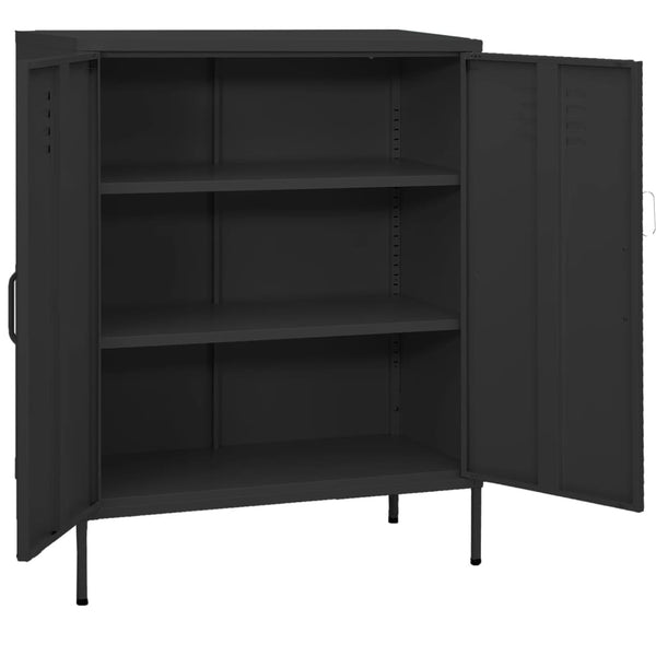 Antrasiitti varastokaappi Firinel 80x35x101,5cm (teräs)
