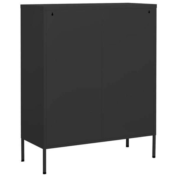 Antrasiitti varastokaappi Firinel 80x35x101,5cm (teräs)
