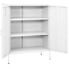 Weißer Lagerschrank Firinel 80x35x101,5cm (Stahl)