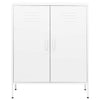 Weißer Lagerschrank Firinel 80x35x101,5cm (Stahl)