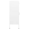 Weißer Lagerschrank Firinel 80x35x101,5cm (Stahl)