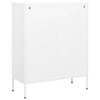 Weißer Lagerschrank Firinel 80x35x101,5cm (Stahl)