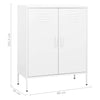 Weißer Lagerschrank Firinel 80x35x101,5cm (Stahl)
