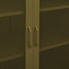 Olivgrüner Lagerschrank Afilie 80x35x101,5cm (Stahl)