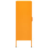 Senfgelber Lagerschrank Afilie 80x35x101,5cm (Stahl)