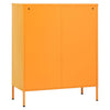 Senfgelber Lagerschrank Afilie 80x35x101,5cm (Stahl)