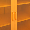 Senfgelber Lagerschrank Afilie 80x35x101,5cm (Stahl)