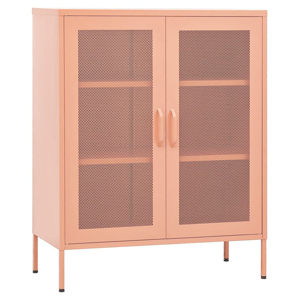 Rosa Lagerschrank Afilie 80x35x101,5cm (Stahl)