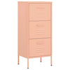 Rosa Lagerschrank Teodosie 42,5x35x101,5cm (Stahl)