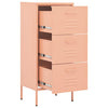 Rosa Lagerschrank Teodosie 42,5x35x101,5cm (Stahl)