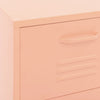 Rosa Lagerschrank Teodosie 42,5x35x101,5cm (Stahl)