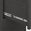 Anthrazitfarbener Vorratsschrank Teodosie 42,5x35x101,5cm (Stahl)