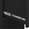 Schwarzer Vorratsschrank Teodosie 42,5x35x101,5cm (Stahl)