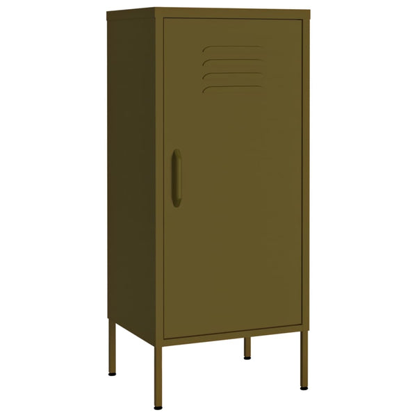 Olivgrüner Lagerschrank Genioara 42,5x35x101,5cm (Stahl)