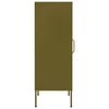 Olivgrüner Lagerschrank Genioara 42,5x35x101,5cm (Stahl)