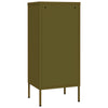 Olivgrüner Lagerschrank Genioara 42,5x35x101,5cm (Stahl)