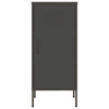 Anthrazitfarbener Vorratsschrank Genioara 42,5x35x101,5cm (Stahl)