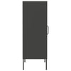 Anthrazitfarbener Vorratsschrank Genioara 42,5x35x101,5cm (Stahl)