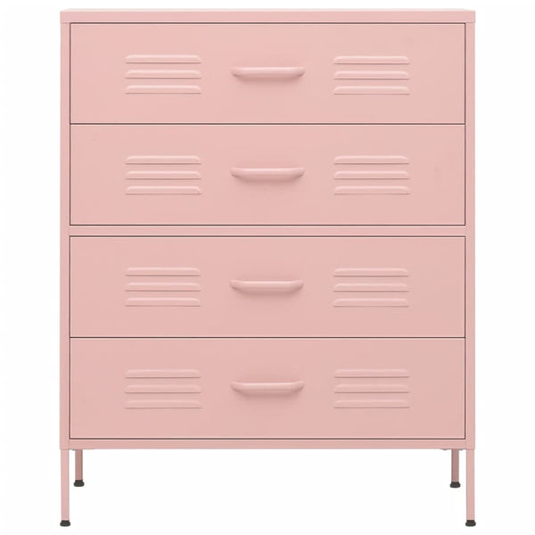 Kommode Rosa 80x35x101,5 cm Stahl