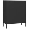 Musta lipasto Andel 80x35x101,5cm (teräs)