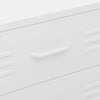 Weiße Kommode Andel 80x35x101,5cm (Stahl)