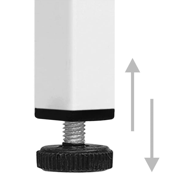 Weiße Kommode Andel 80x35x101,5cm (Stahl)