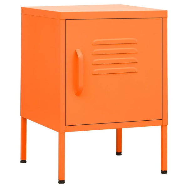 Nachttisch Jugariu 35x35x51cm (Stahl) in Orange