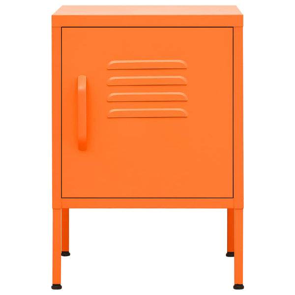 Nachttisch Jugariu 35x35x51cm (Stahl) in Orange