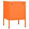 Nachttisch Jugariu 35x35x51cm (Stahl) in Orange