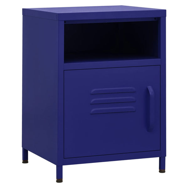 Nachttisch Marineblau Gv 35x35x51cm (Stahl)