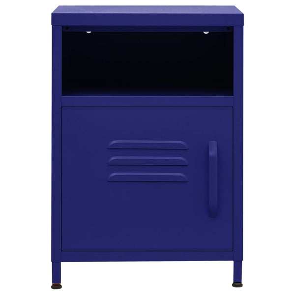 Nachttisch Marineblau Gv 35x35x51cm (Stahl)