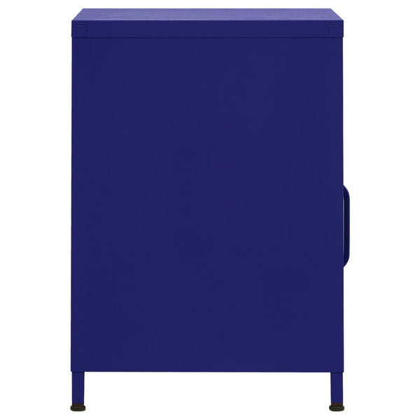 Nachttisch Marineblau Gv 35x35x51cm (Stahl)