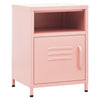 Nachttisch Gv 35x35x51cm, Rosa (Stahl)