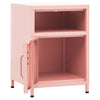 Nachttisch Gv 35x35x51cm, Rosa (Stahl)
