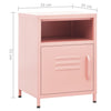 Nachttisch Gv 35x35x51cm, Rosa (Stahl)