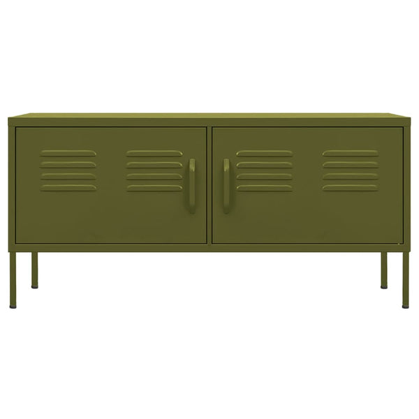 Oliivinvihreä tv-taso Corda 105x35x50cm (teräs)