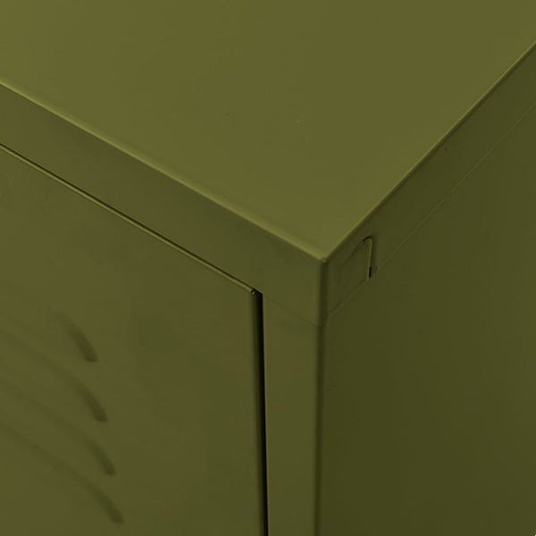 Oliivinvihreä tv-taso Corda 105x35x50cm (teräs)