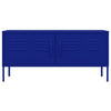 Marineblauer TV-Schrank Corda 105x35x50cm (Stahl)