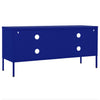 Marineblauer TV-Schrank Corda 105x35x50cm (Stahl)