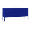 Marineblauer TV-Schrank Corda 105x35x50cm (Stahl)