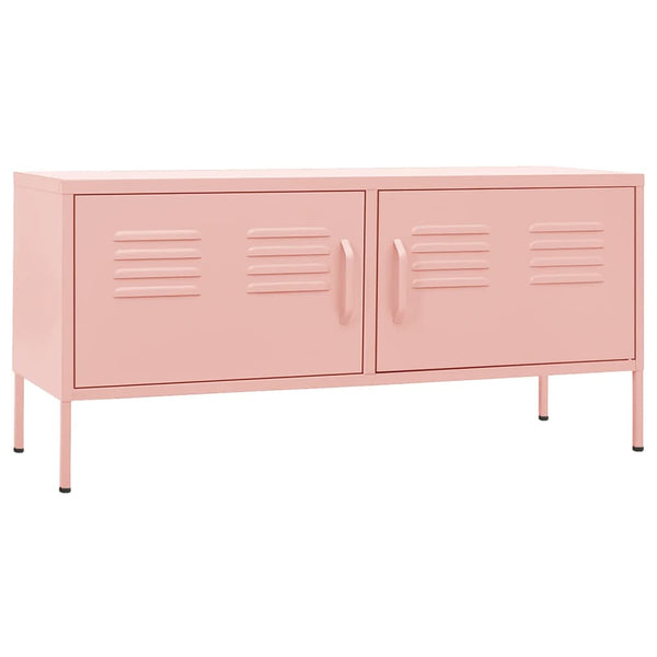 Rosa TV-Möbel Corda 105x35x50cm (Stahl)