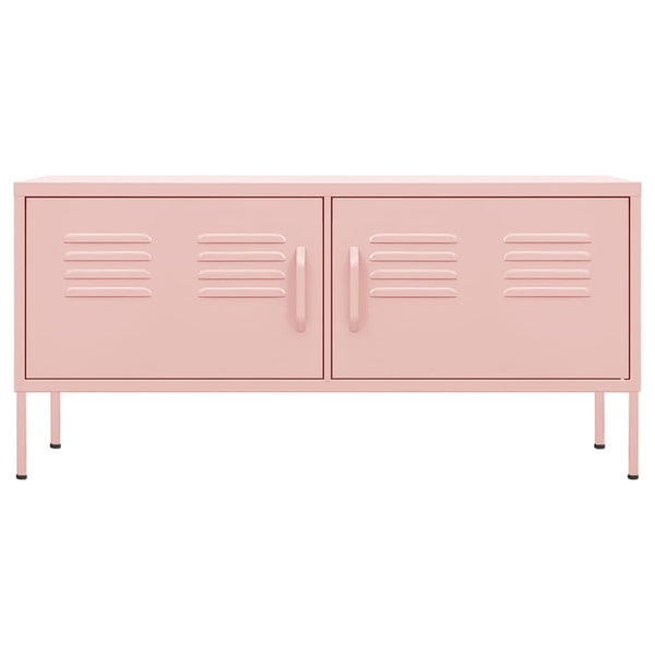 Rosa TV-Möbel Corda 105x35x50cm (Stahl)