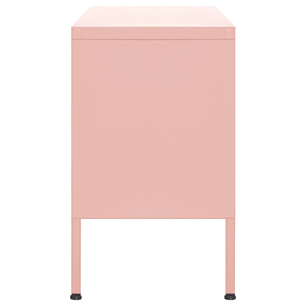 Rosa TV-Möbel Corda 105x35x50cm (Stahl)